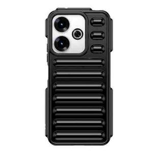 For Xiaomi Poco M6 4G Capsule Series Candy Color TPU Phone Case(Black)