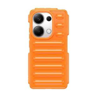 For Xiaomi Poco M6 Pro 4G Capsule Series Candy Color TPU Phone Case(Orange)