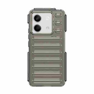 For Xiaomi Poco X6 Capsule Series Candy Color TPU Phone Case(Transparent Grey)