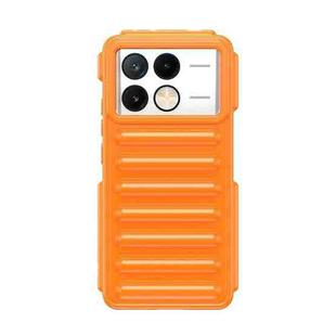 For Xiaomi Poco X6 Pro Capsule Series Candy Color TPU Phone Case(Orange)