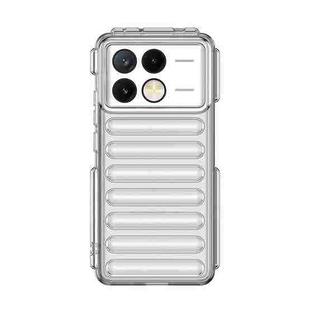 For Xiaomi Poco X6 Pro Capsule Series Candy Color TPU Phone Case(Transparent)