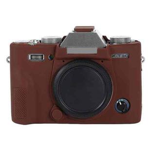 For FUJIFILM X-T30 II Soft Silicone Protective Case(Coffee)