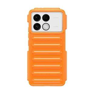 For Redmi K70 Capsule Series Candy Color TPU Phone Case(Orange)