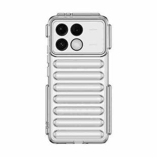 For Redmi K70 Capsule Series Candy Color TPU Phone Case(Transparent)