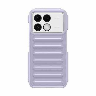 For Redmi K70 Capsule Series Candy Color TPU Phone Case(Purple)