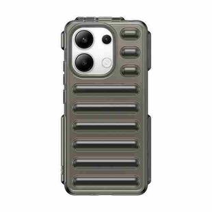 For Redmi Note 13 4G Global Capsule Series Candy Color TPU Phone Case(Transparent Grey)