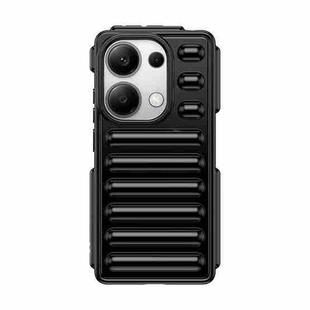 For Redmi Note 13 Pro 4G Global Capsule Series Candy Color TPU Phone Case(Black)
