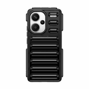 For Redmi Note 13 Pro+ Capsule Series Candy Color TPU Phone Case(Black)