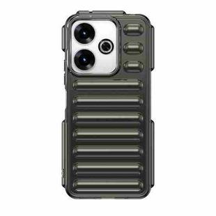 For Redmi Note 13R Capsule Series Candy Color TPU Phone Case(Transparent Grey)