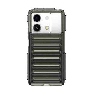 For Redmi Note 13R Pro Capsule Series Candy Color TPU Phone Case(Transparent Grey)