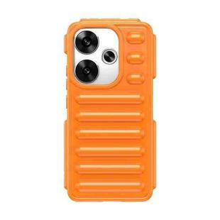 For Redmi Turbo 3 Capsule Series Candy Color TPU Phone Case(Orange)