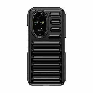 For Honor 200 Pro Capsule Series Candy Color TPU Phone Case(Black)