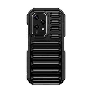 For Honor 200 Lite Global Capsule Series Candy Color TPU Phone Case(Black)