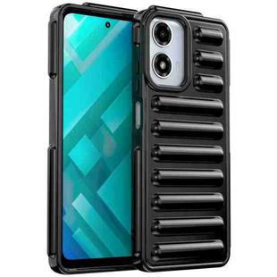 For Motorola Moto G24 Power Capsule Series Candy Color TPU Phone Case(Black)