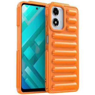 For Motorola Moto G04s Capsule Series Candy Color TPU Phone Case(Orange)