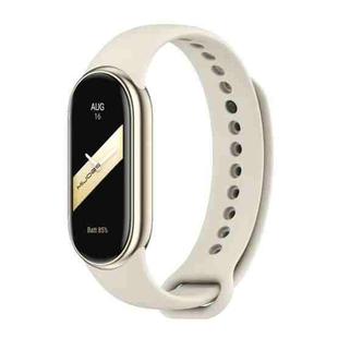 For Xiaomi Smart Band 9 / 8 MIJOBS Metal Buckle Solid Color Silicone Watch Band(Grey)