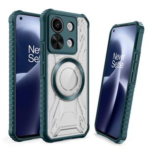 For OnePlus Nord 2T CD Texture Magsafe Phone Case(Dark Green)