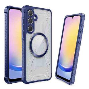 For Samsung Galaxy A25 Global CD Texture Magsafe Phone Case(Sapphire)