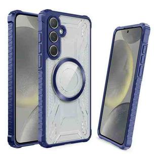 For Samsung Galaxy S24+ 5G CD Texture Magsafe Phone Case(Sapphire)