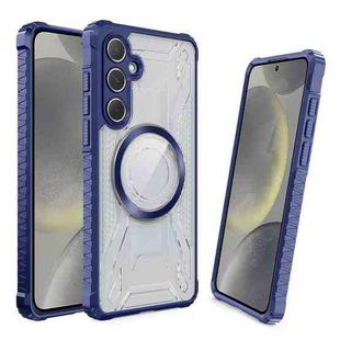 For Samsung Galaxy S24 5G CD Texture Magsafe Phone Case(Sapphire)