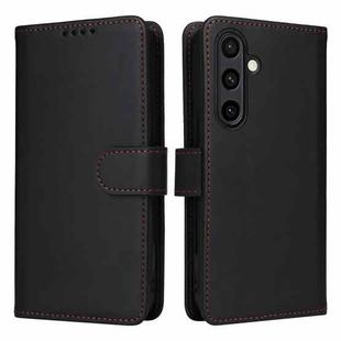 For Samsung Galaxy S24 FE 5G BETOPNICE BN-005 2 in 1 Detachable Imitate Genuine Leather Phone Case(Black)