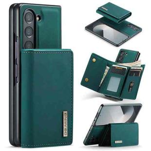 For Samsung Galaxy Z Fold6 DG.MING M1 Series 3-Fold Multi Card Wallet + Magnetic Phone Case(Green)