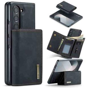 For Samsung Galaxy Z Fold6 DG.MING M1 Series 3-Fold Multi Card Wallet + Magnetic Phone Case(Black)