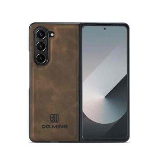 For Samsung Galaxy Z Fold6 DG.MING M2/M1 Series Magnetic Phone Case(Coffee)