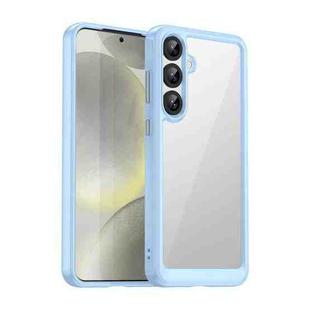 For Samsung Galaxy S25+ 5G Colorful Series Acrylic Hybrid TPU Phone Case(Blue)