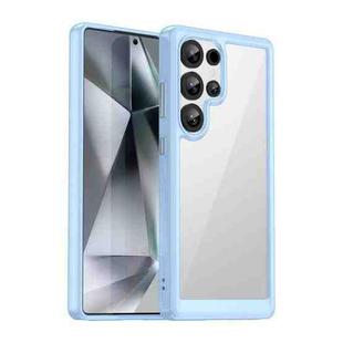 For Samsung Galaxy S25 Ultra 5G Colorful Series Acrylic Hybrid TPU Phone Case(Blue)