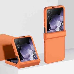 For Xiaomi Mix Flip 3 in 1 Skin Feel PC Phone Case(Orange)