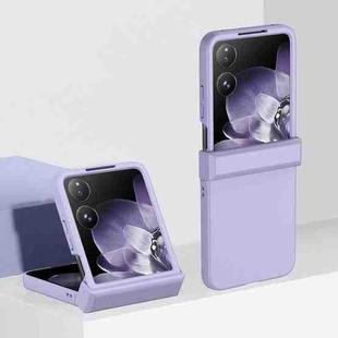 For Xiaomi Mix Flip 3 in 1 Skin Feel PC Phone Case(Sakura Purple)