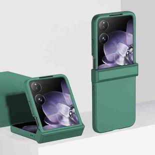 For Xiaomi Mix Flip 2 3 in 1 Skin Feel PC Phone Case(Forest Green)