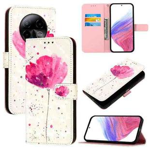 For BLU Bold K50 3D Painting Horizontal Flip Leather Phone Case(Flower)