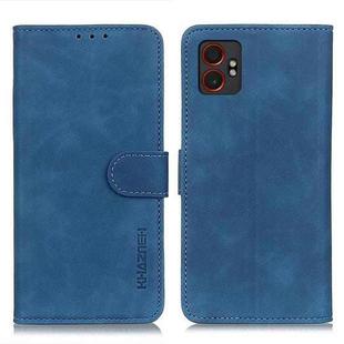 For Samsung Galaxy XCover7 Pro KHAZNEH Retro Texture Horizontal Flip Leather Phone Case(Blue)