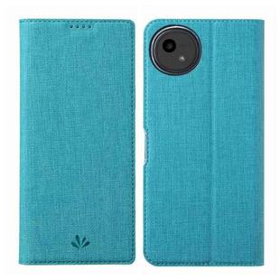 For Sharp Aquos Wish4 ViLi DMX Series TPU + PU Leather Magnetic Phone Case(Blue)