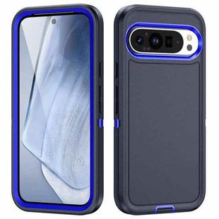 For Google Pixel 9 Pro Life Waterproof Rugged PC + Silicone Phone Case(Dark Blue + Royal Blue)