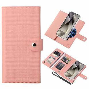 For Samsung Galaxy S24 Ultra 5G ViLi GHA-C Series RFID MagSafe Magnetic Flip Leather Phone Case(Pink)