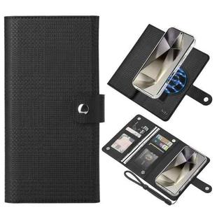 For Samsung Galaxy S24 Ultra 5G ViLi GHA-C Series RFID MagSafe Magnetic Flip Leather Phone Case(Black)