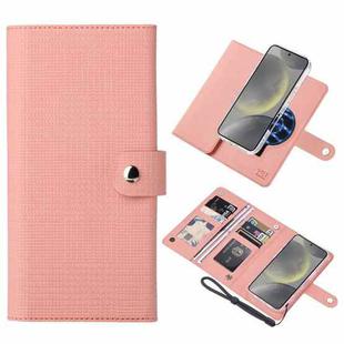 For Samsung Galaxy S24+ 5G ViLi GHA-C Series RFID MagSafe Magnetic Flip Leather Phone Case(Pink)