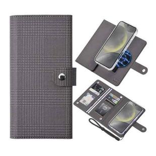 For Samsung Galaxy S24 5G ViLi GHA-C Series RFID MagSafe Magnetic Flip Leather Phone Case(Grey)