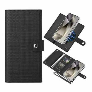 For Samsung Galaxy S24 Ultra 5G ViLi GHB-C Series RFID MagSafe Magnetic Flip Leather Phone Case(Black)