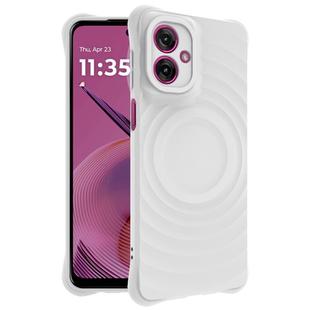 For Motorola Moto G55 5G IMAK UC-6 Series Manbo Frosting Soft Phone Case(White)