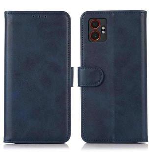 For Samsung Galaxy XCover7 Pro Cow Texture Flip Leather Phone Case(Blue)