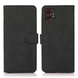 For Samsung Galaxy XCover7 Pro KHAZNEH Matte Texture Leather Phone Case(Black)