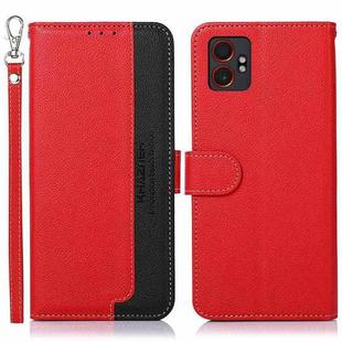 For Samsung Galaxy XCover7 Pro KHAZNEH Litchi Texture Leather RFID Phone Case(Red)