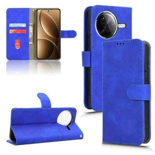 For Redmi K80 Pro Skin Feel Magnetic Flip Leather Phone Case(Blue)