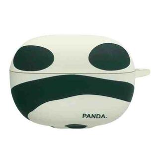 For Redmi Buds 4 Pro Panda Back Earbuds Box Frosted TPU Case(Black White)