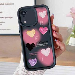 For iPhone XR Diamond Sand TPU Full Coverage Phone Case(JGS19 Black)