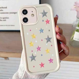 For iPhone 11 Diamond Sand TPU Full Coverage Phone Case(JGS20 White)